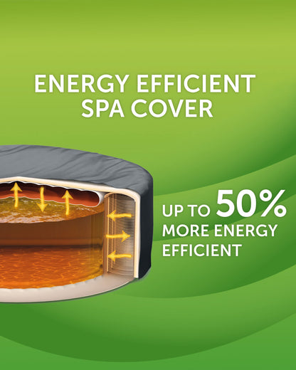 INTEX PureSpa Bubble Deluxe Spa Set, 4 Person, Octagonal Design, 120 Bubble Jets, Energy Efficient Cover