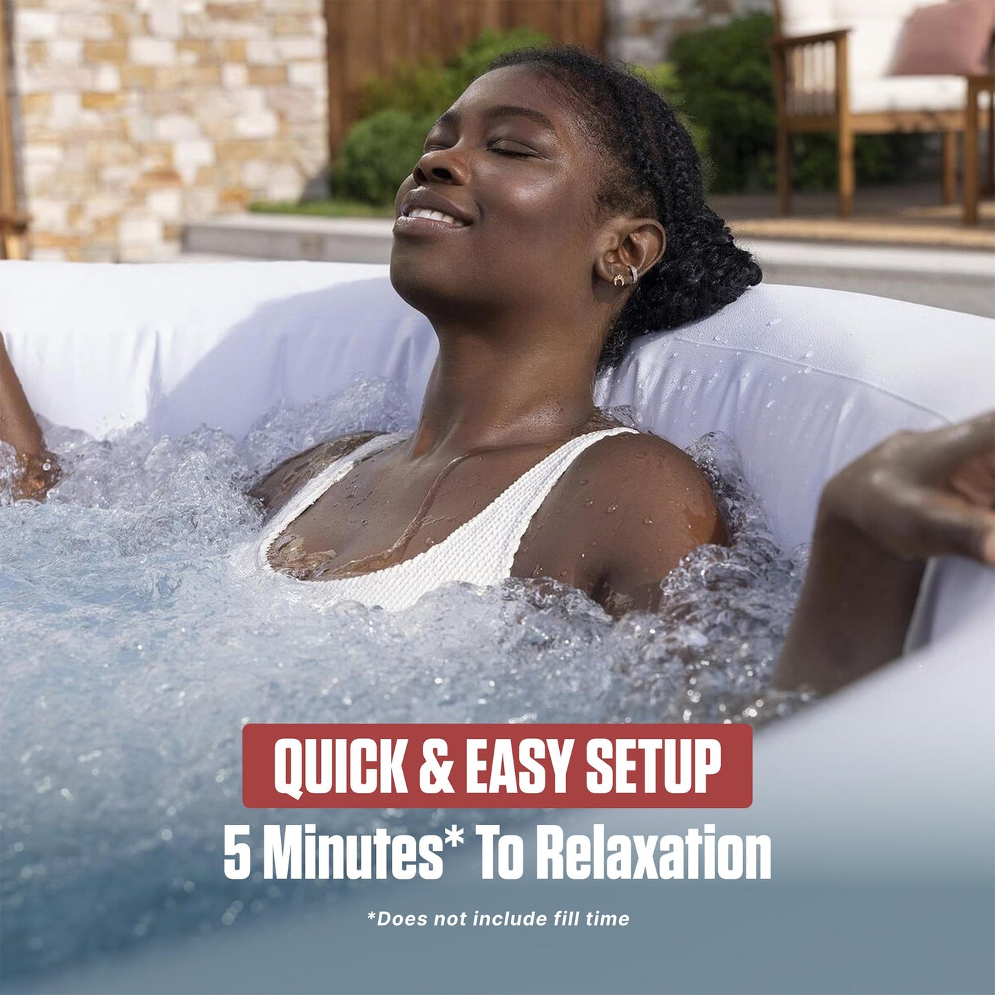 Coleman Miami 2–4 Person Inflatable Hot Tub, Round Portable Spa, 120 AirJets, Energy Efficient, 71" x 26"